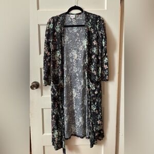 Women’s LulaRoe Floral Duster (M)